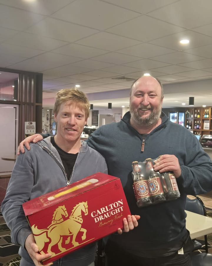 Featured image for “Raffle Winners at Colac City Bowls Club – Stuart & Mitch”