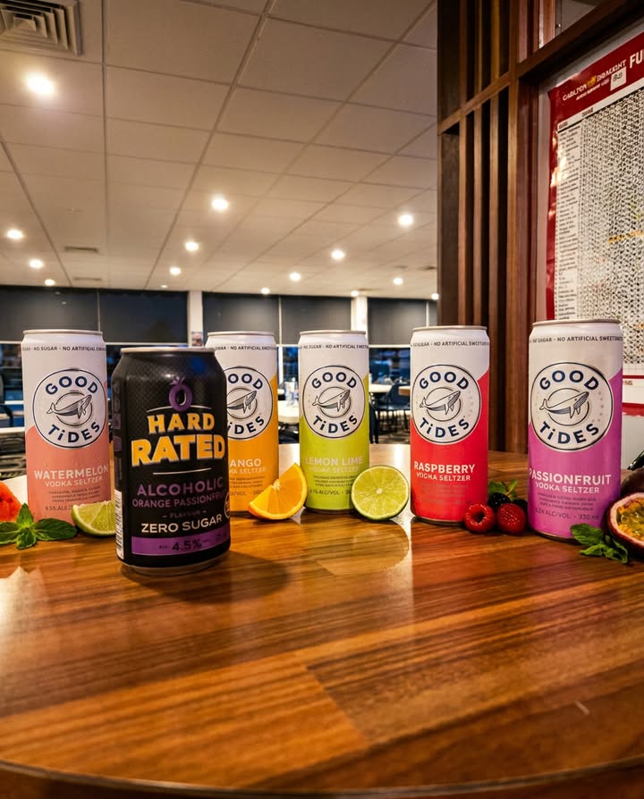 Featured image for “Good Tides Vodka Seltzer Range Now at Colac City Bowls Club”