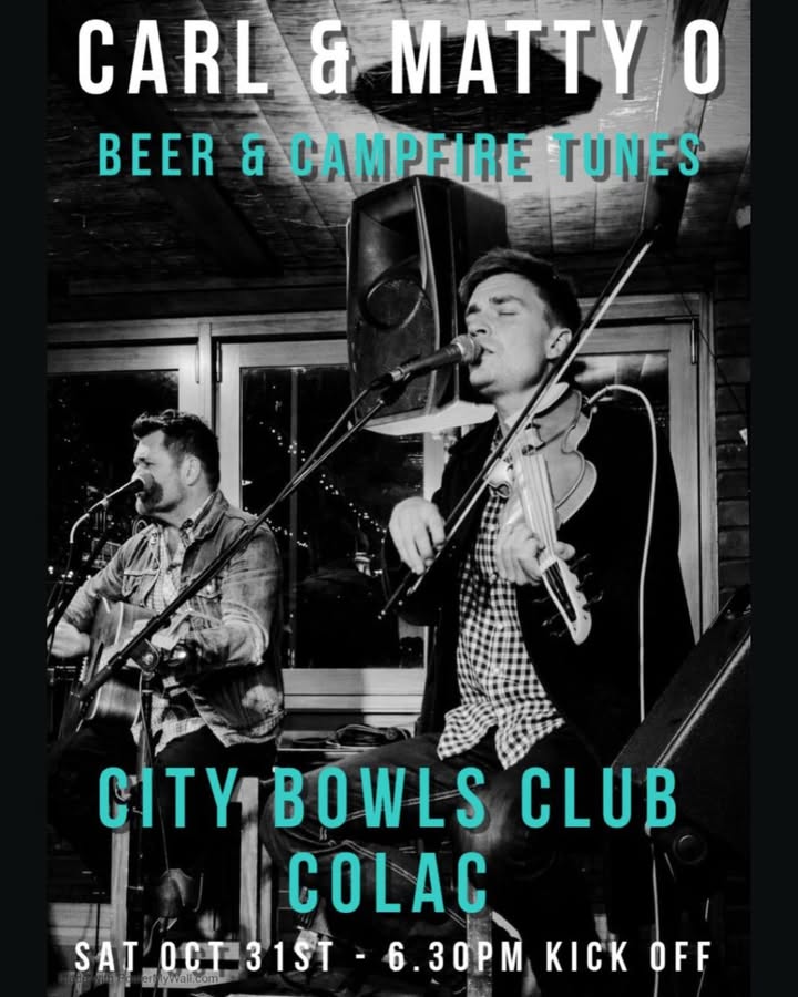 Featured image for “Beer & Campfire Tunes Live Music Night at Colac City Bowls Club”